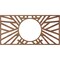 Ekena Millwork Hoover Wood Fretwork Pierced Ceiling Medallion, Walnut, 20"W x 10"H x 7 3/8"ID x 1/4"T CMWP20X10X0250HOWA - alternate 3